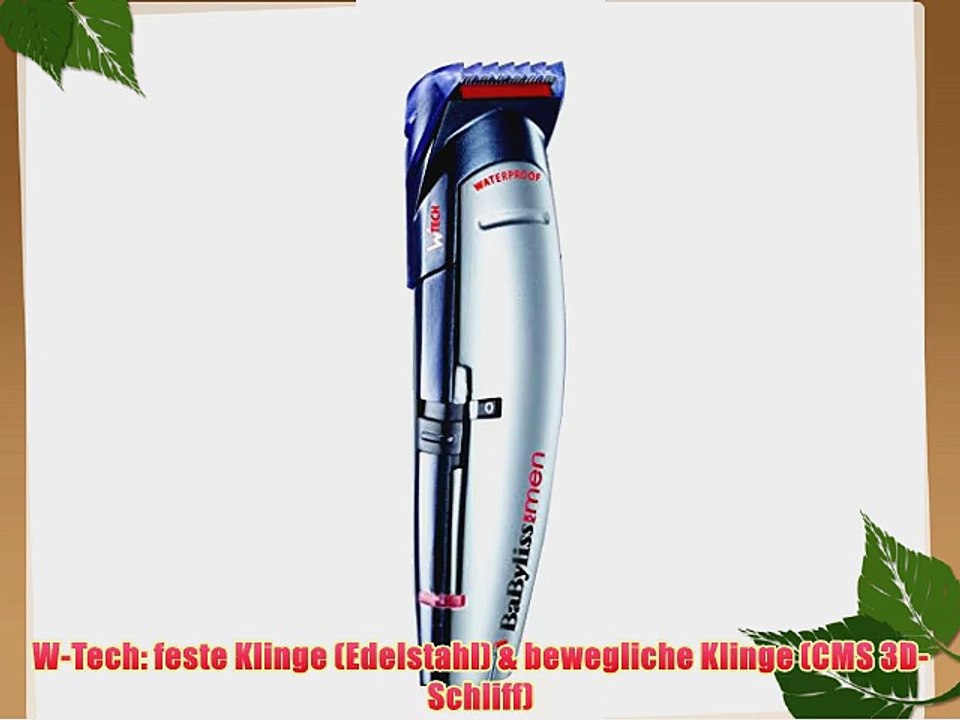 BaByliss E837E Multifunktionstrimmer 10 in 1 W-tech