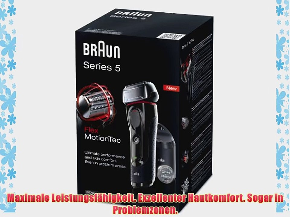 Braun Series 5 5070cc elektrischer Folienrasierer mit Reinigungsstation