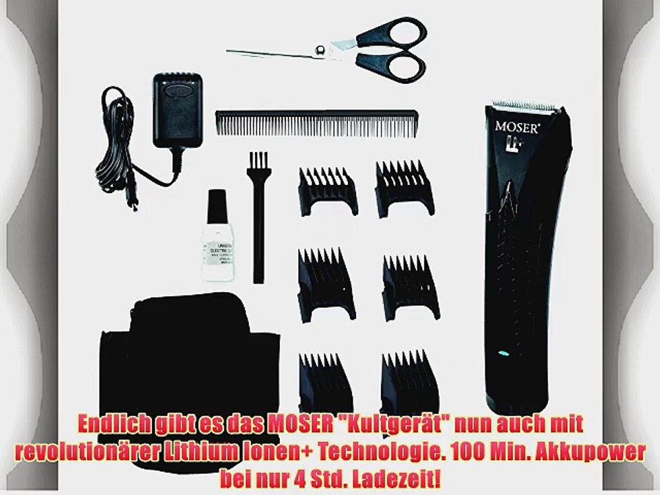 Moser 1661-0460 haarschneidemaschine trend cut mit lithium ion akku