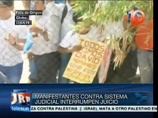 Honduras: protesta contra sistema judicial interrumpe juicio