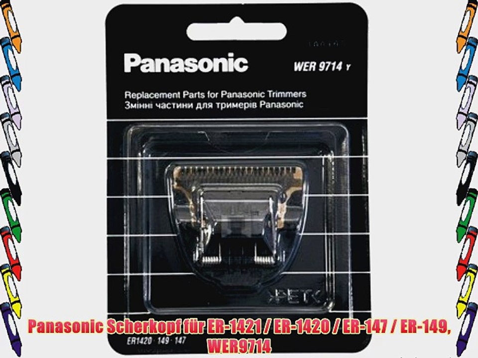 Panasonic Scherkopf f?r ER-1421 / ER-1420 / ER-147 / ER-149 WER9714