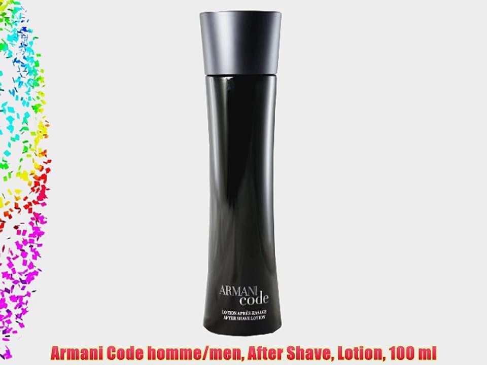 Armani Code homme/men After Shave Lotion 100 ml