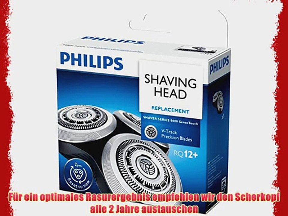 Philips RQ12/60 Ersatzscherkopfeinheit f?r Senso Touch 3D und Arcitec