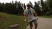Downhill longboarding GoPro Pole Selfie