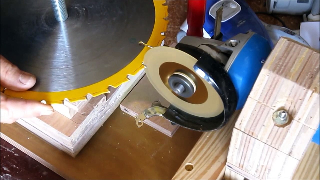 Home made saw blade sherpner 自作チップソー研磨機