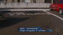 PR: Vaga de estacionamento chama atenção dos moradores