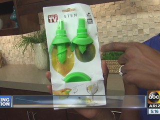 Can this device turn lemons, limes, oranges into a spray?
