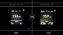Seat Leon Cupra 280 vs Golf R 300 / 2014