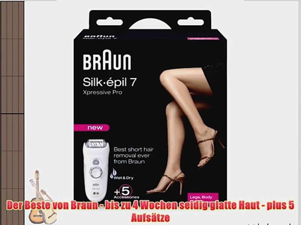 Braun Silk-?pil 7 / 7681 Epilierer Xpressive Pro Legs Body