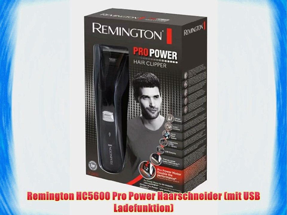 Remington HC5600 Pro Power Haarschneider (mit USB Ladefunktion)