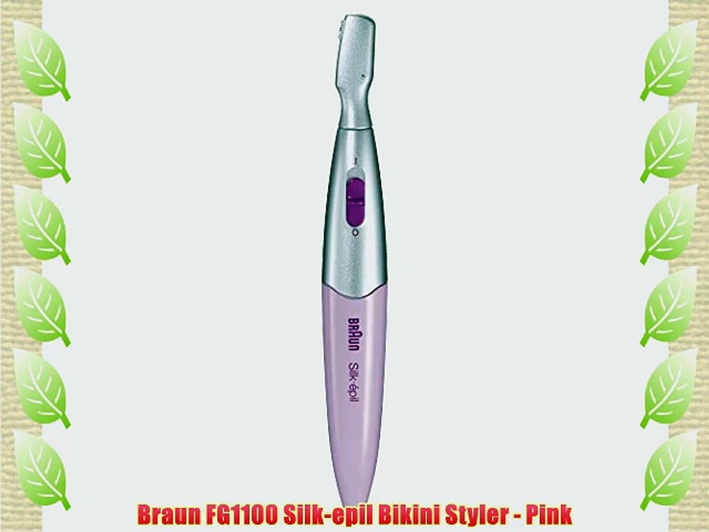 Braun Fg1100 Silk Epil Bikini Styler Pink Video Dailymotion