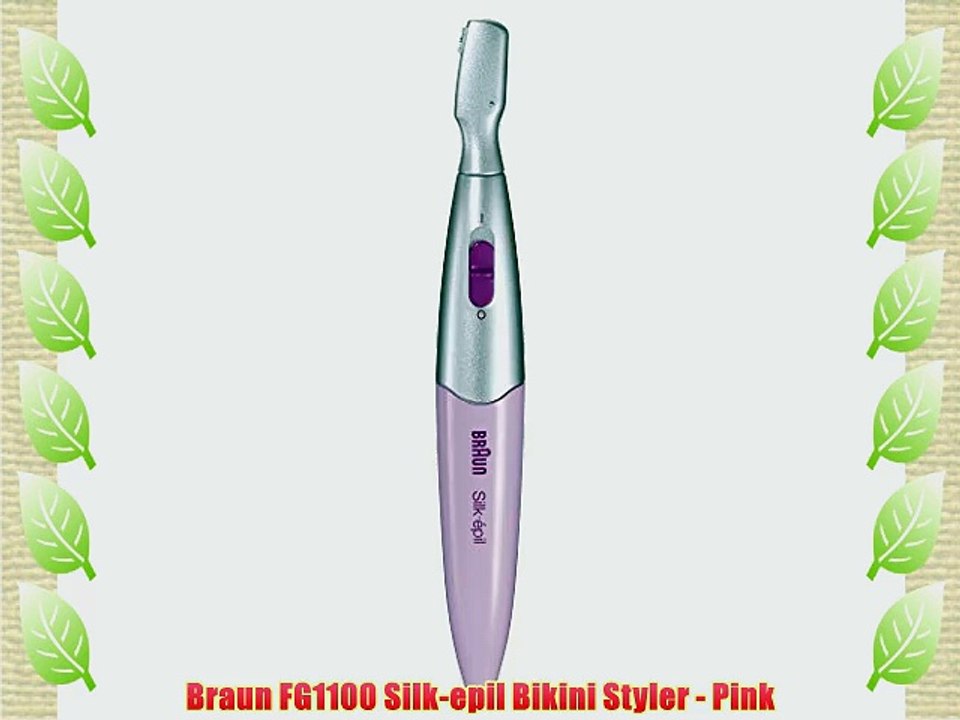 Braun FG1100 Silk-epil Bikini Styler - Pink
