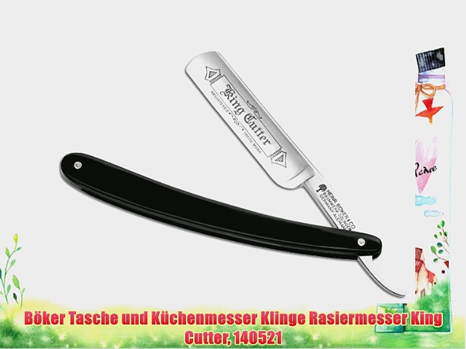 B?ker Tasche und K?chenmesser Klinge Rasiermesser King Cutter 140521