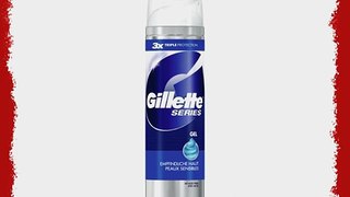 Gillette Series Rasiergel f?r sensitive Haut 200 ml 6er Pack (6 x 200 ml)