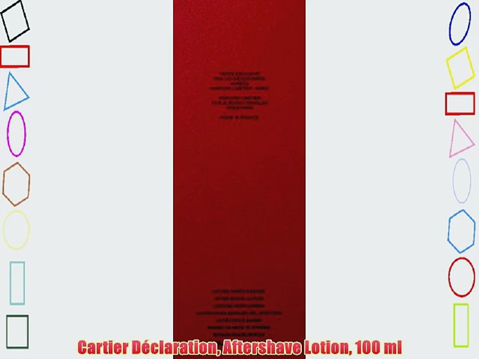 Cartier D?claration Aftershave Lotion 100 ml