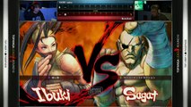 USF4 - sako (Ibuki) vs Bonchan (Sagat) - TL4A Round10 Battle1