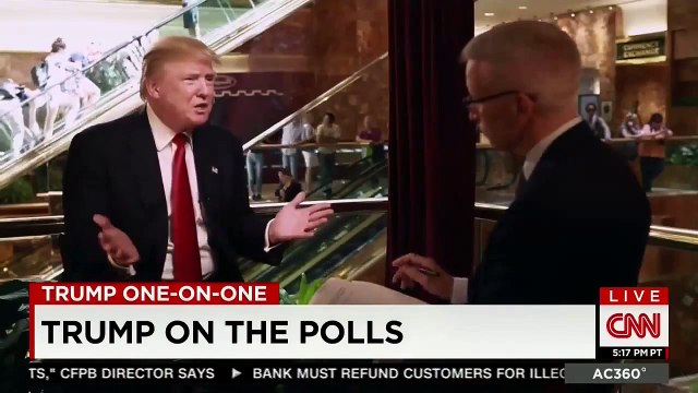 Donald Trump to Anderson Cooper ‘The People Don’t Trust You’ during CNN Interview
