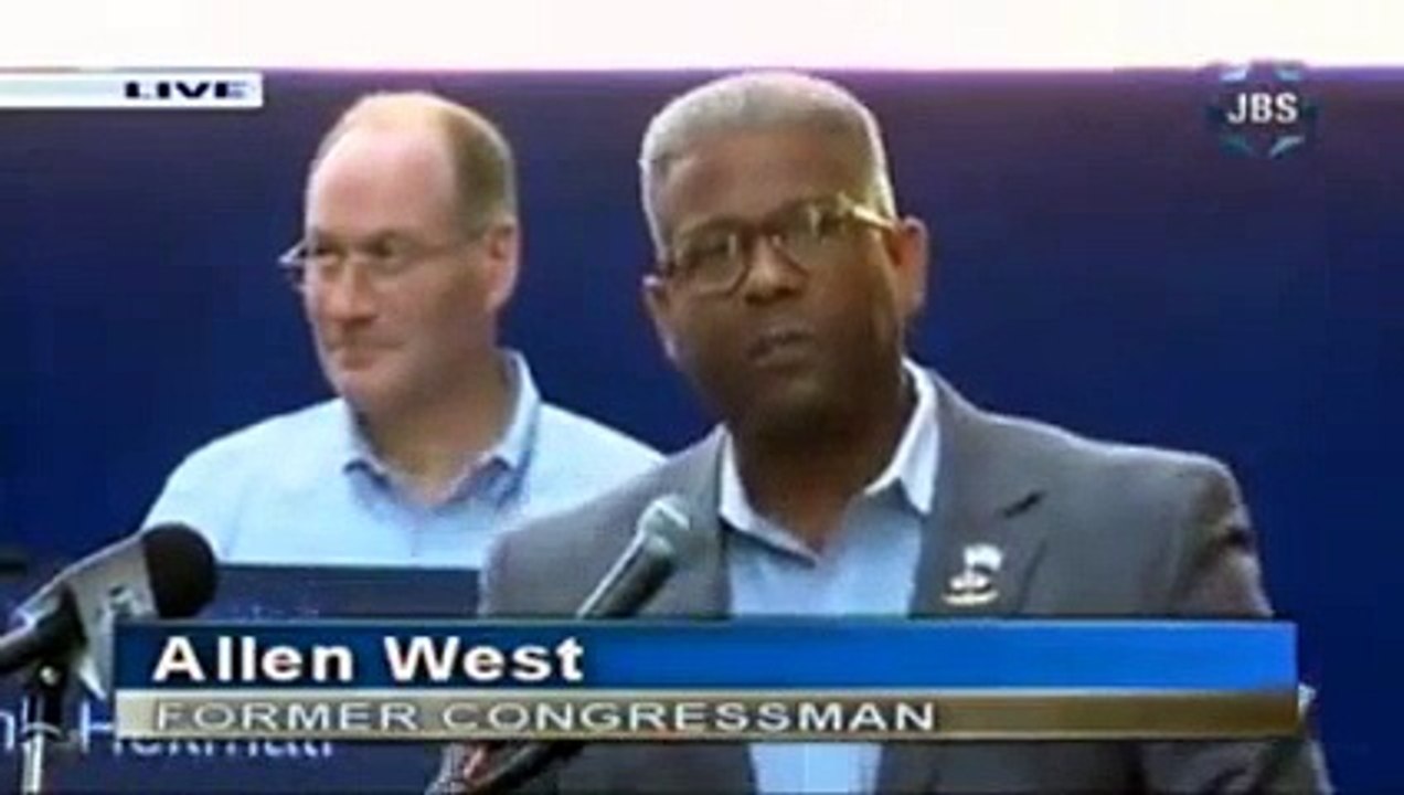 Ex-Congressman Allen West Explodes Over Iran Deal During Fiery and Emotional Times Square Speech