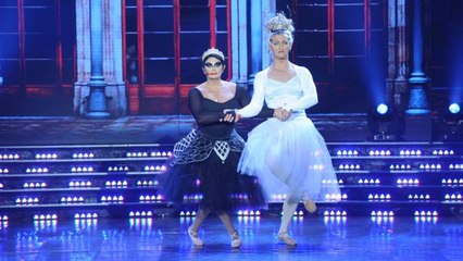 Apostó por el humor y ganó: Carmen Barbieri y su bailarín, de mujer, regalaron risas con su clásico