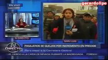 PILOTO HACE PASO DE LA GRULLA ANTE REPORTERA CANAL N