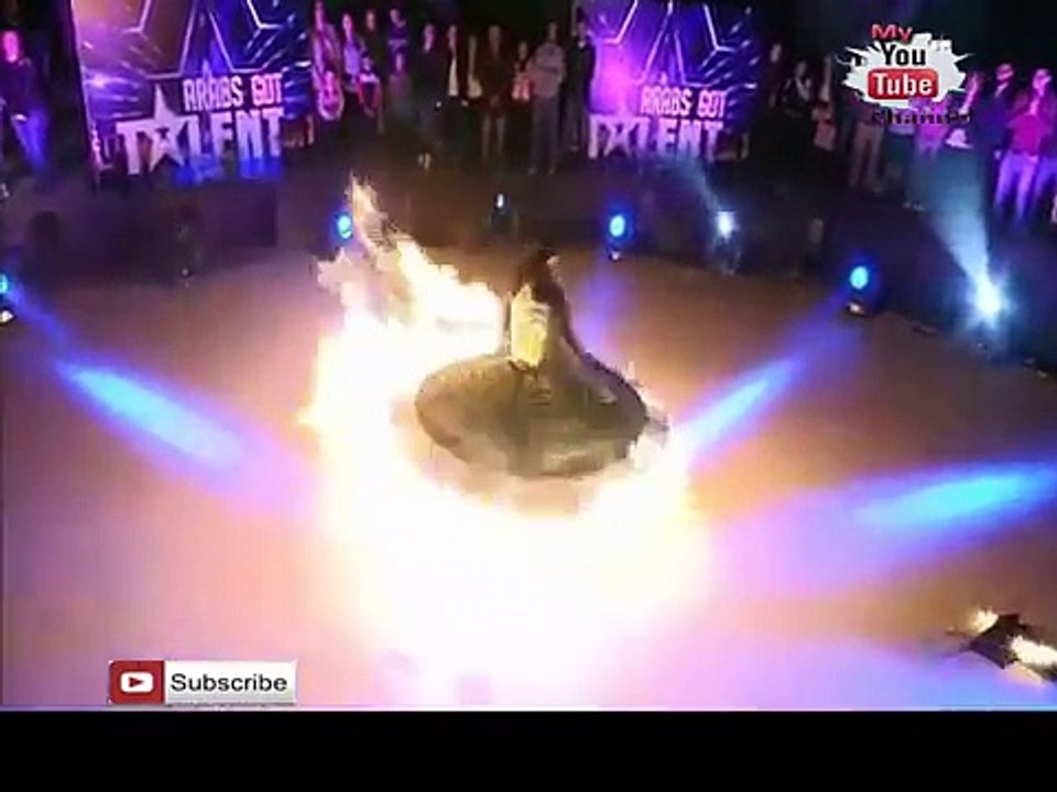 Arabs Got Talent    وأراء لجنة تحكيم  ابراهيم حسن تنّورة   عرض النصف نهائيات