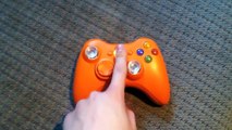 Xbox 360 Controller Orange Led Mod - Orange Case