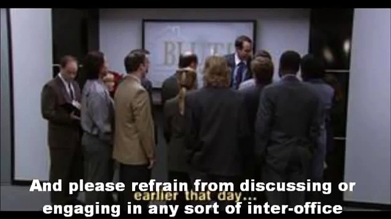 Arrested Development - Gob's Harassment Speech (Read-Along Script)