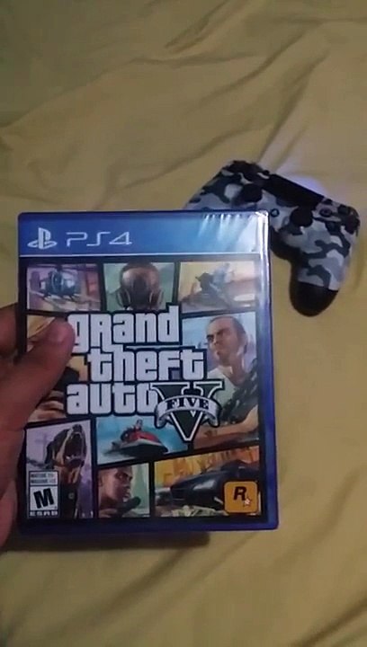 Unboxing gta 5 ps4