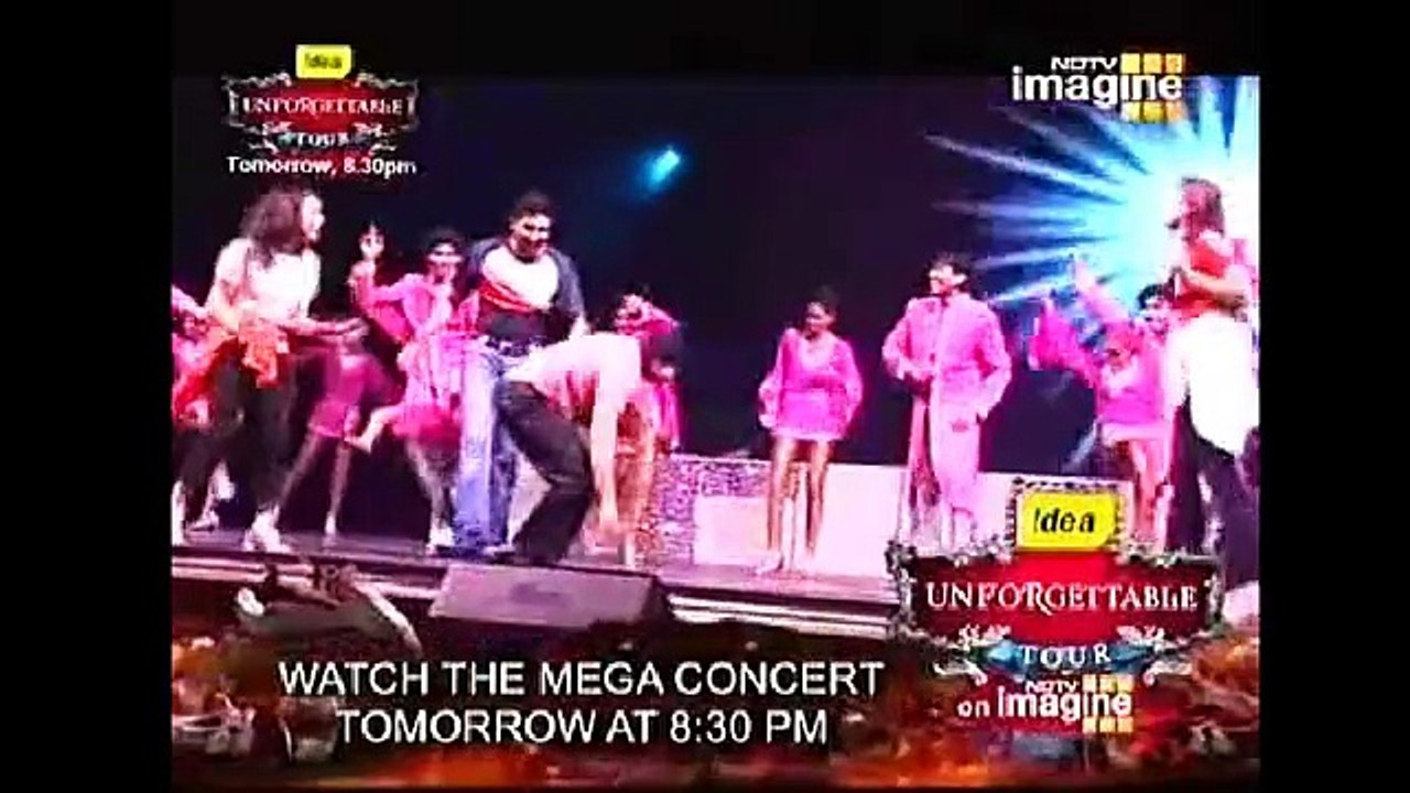 Aishwarya, Abhishek, Big B, Preity Rehearsing for Unforgettable Tour 2004