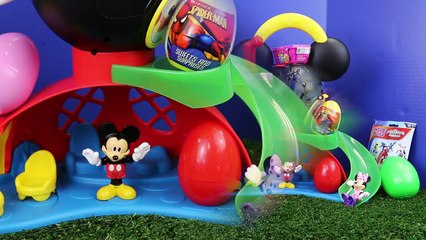 Mickey Mouse Clubhouse Surprise Eggs with My Little Pony Shopkins and Bubble Guppies