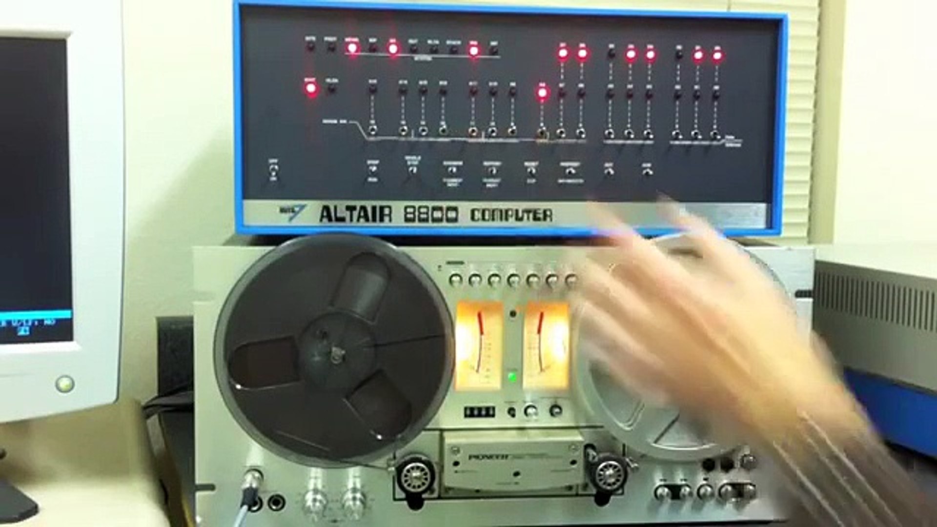 Altair 8800 - Video #9.2 - Loading 8K BASIC the Fun Way