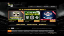 How to Create a GPP Tournament Daily Fantasy Football Lineup on DraftKings