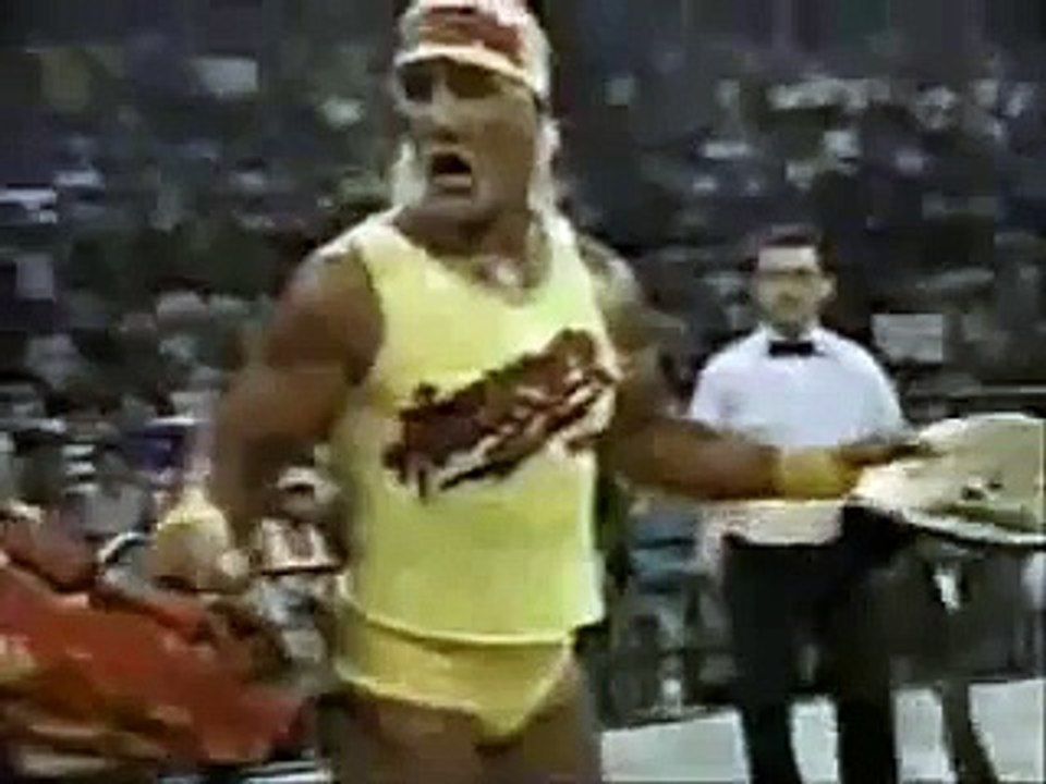 hulk hogan vs ric flair wcw title pt 1