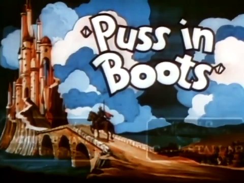 Ub Iwerks cartoon Comicolor Puss in Boots 1934 old free cartoons public domain