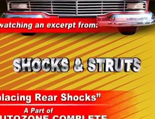 Replacing Rear Shocks - AutoZone Car Care