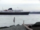 Alaska Ferry M/V Malaspina Arriving in Bellingham Bay