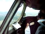 Cockpit Landing Airbus A300 Freighter EGSS