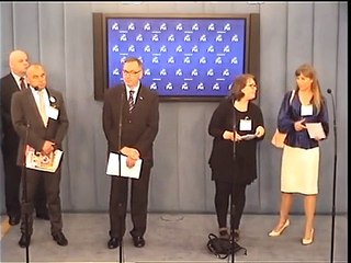 Poseł Stanisław Szwed - konferencja z 21 lipca 2015 r.