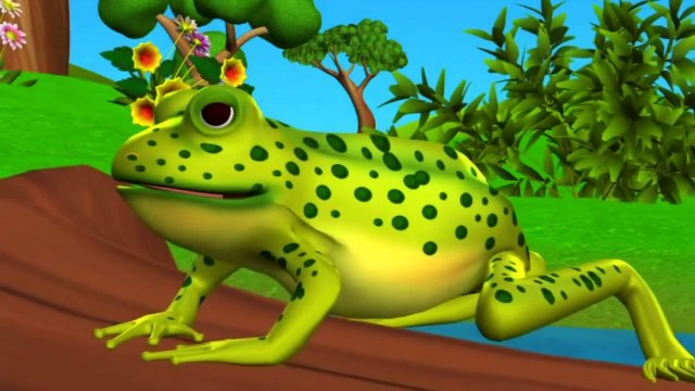Five little Speckled Frogs - 3D Animation - English Nursery rhymes - 3d Rhymes - Kids Rhymes - Rhymes for childrens