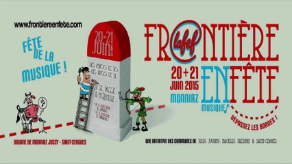 Frontière en fete à Moniaz (Le Feu d'Artifice)