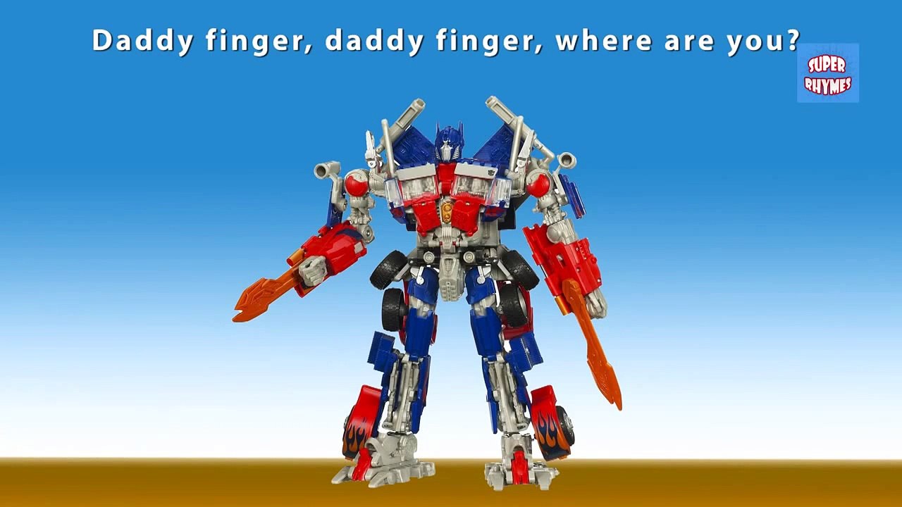 Transformers Cartoon Finger Family Nursery Rhymes | Transformers Cartoon Children Nursery