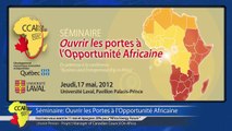 Séminaire: Ouvrir les Portes à l'Opportunité Africaine