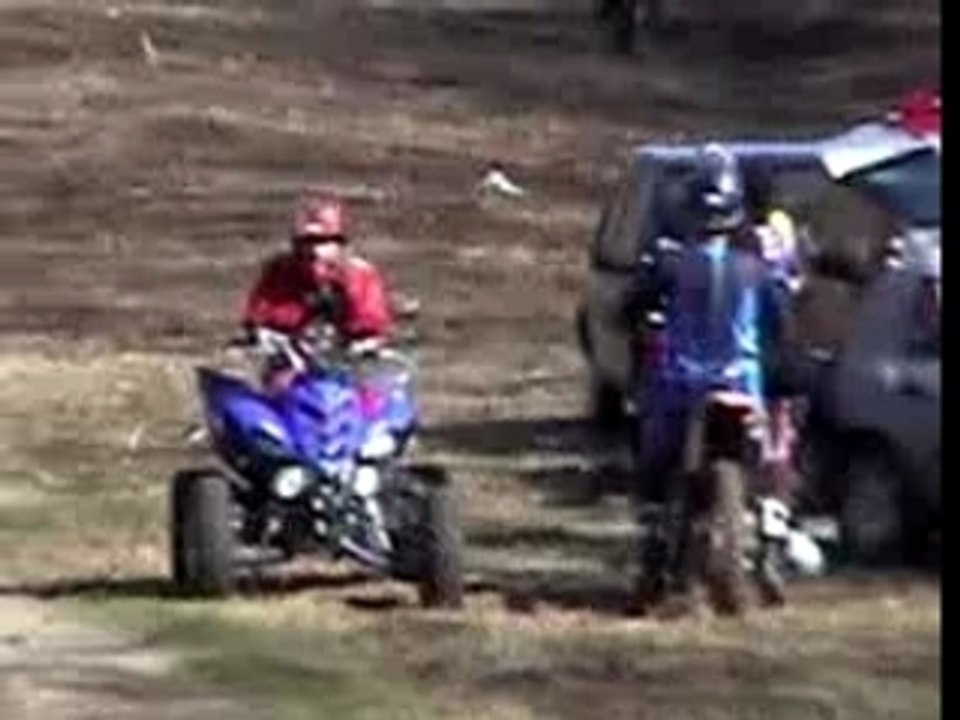 Poto zinna 1 tour 1 chute moto cross 125 ktm