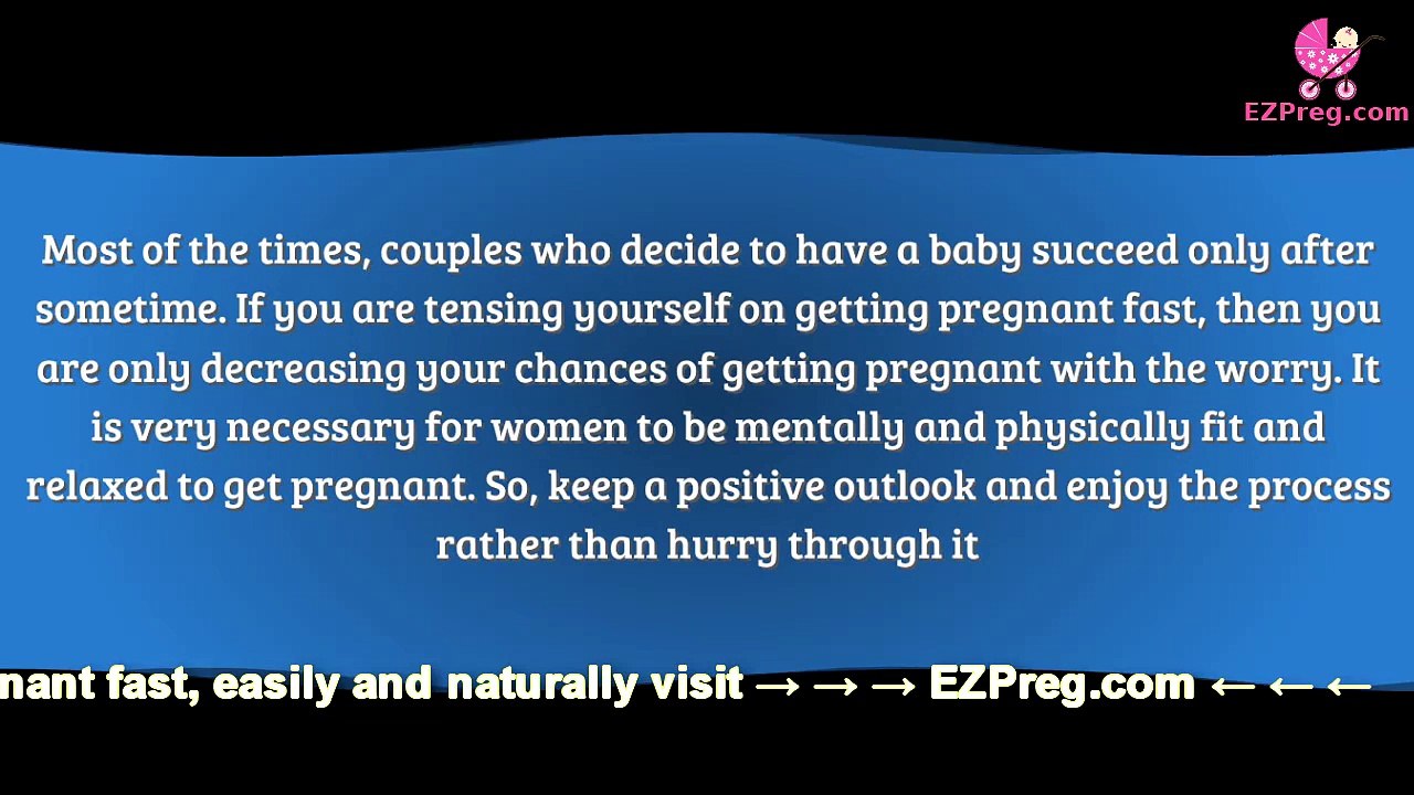 5 Natural Ways for Getting Pregnant Fast