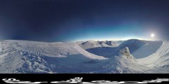 Total Solar Eclipse in Svalbard, 2015 (360 Panorama)