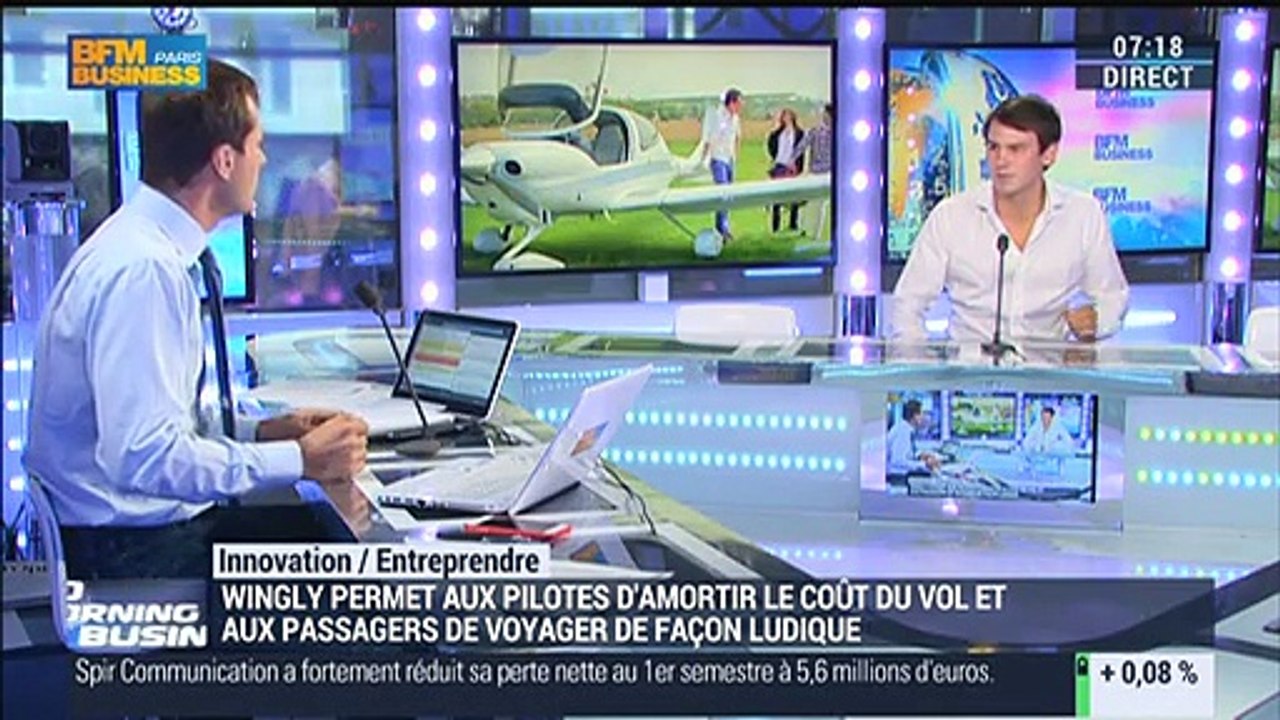 Wingly, le nouveau service de co-avionnage: Emeric de Waziers - 24/07