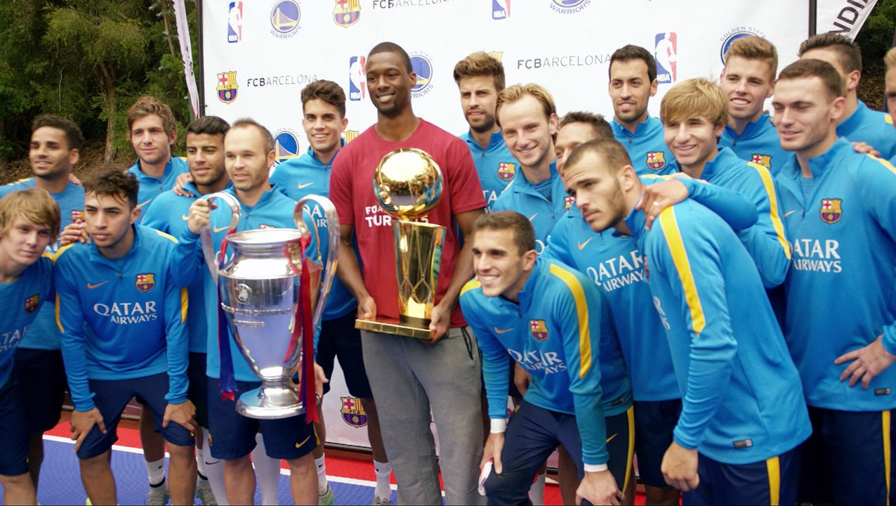 Encuentro de campeones: Golden State Warriors y FC Barcelona