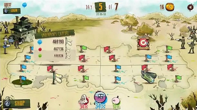 Cartoon Network Games: Regular Show - Paint War