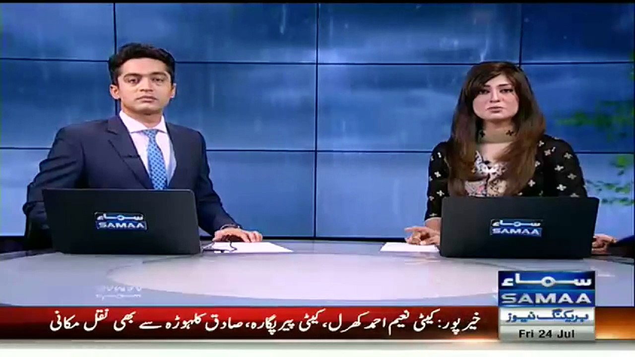 Flood in Muzaffargarh Samaa Tv Breaking  24-07-2015 Beeper