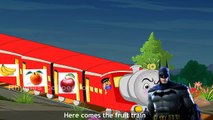 The Fruit Train Nursery Children Rhymes | 3D Animated Kids Songs | Famous Rhymes With Lyrics